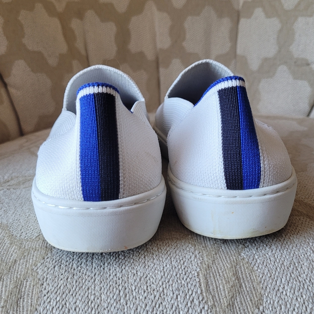 ROTHY'S THE ORIGINAL SLIP ON SNEAKER SHOES BRIGHT WHITE SIZE 9 - Picture 3 of 16